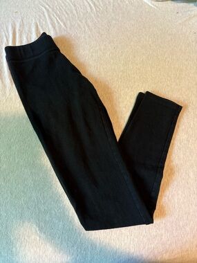 aerie Black High-Rise Cotton Blend Leggings